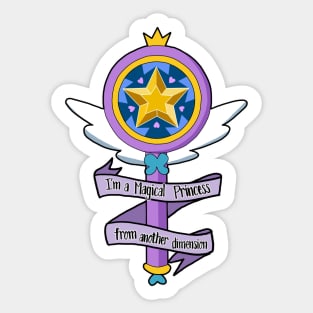 Magical Princess from another dimension Sticker